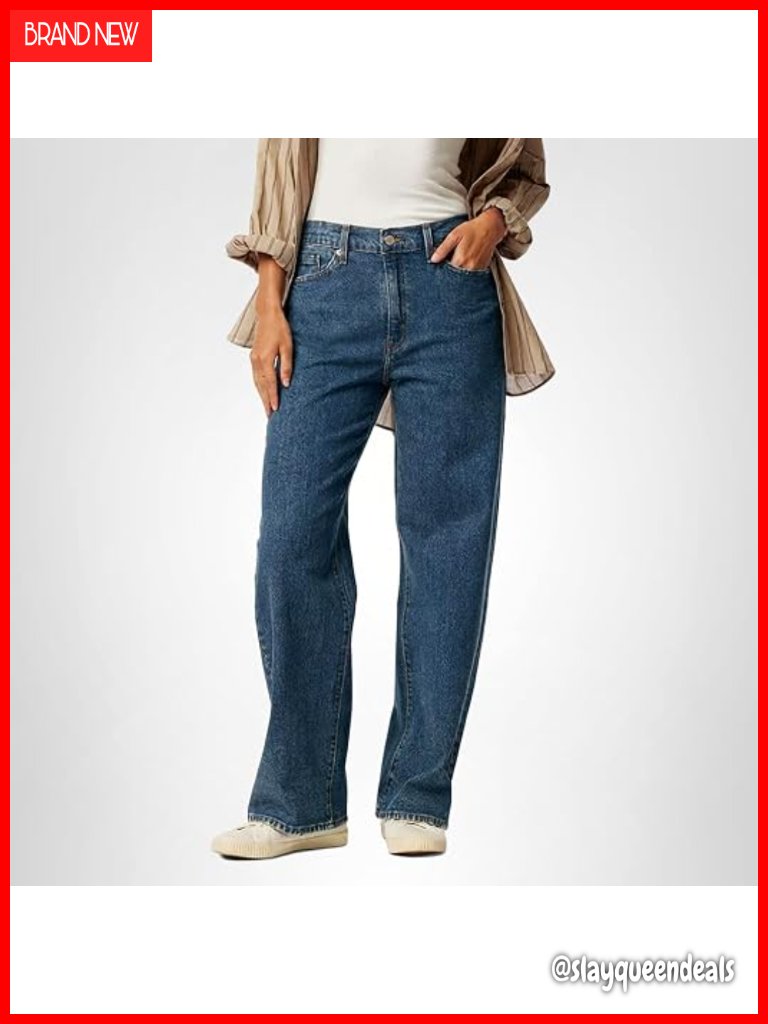 Heritage Original Wide Leg Jeans Mid Rise Stretch Denim Curvy Plus
